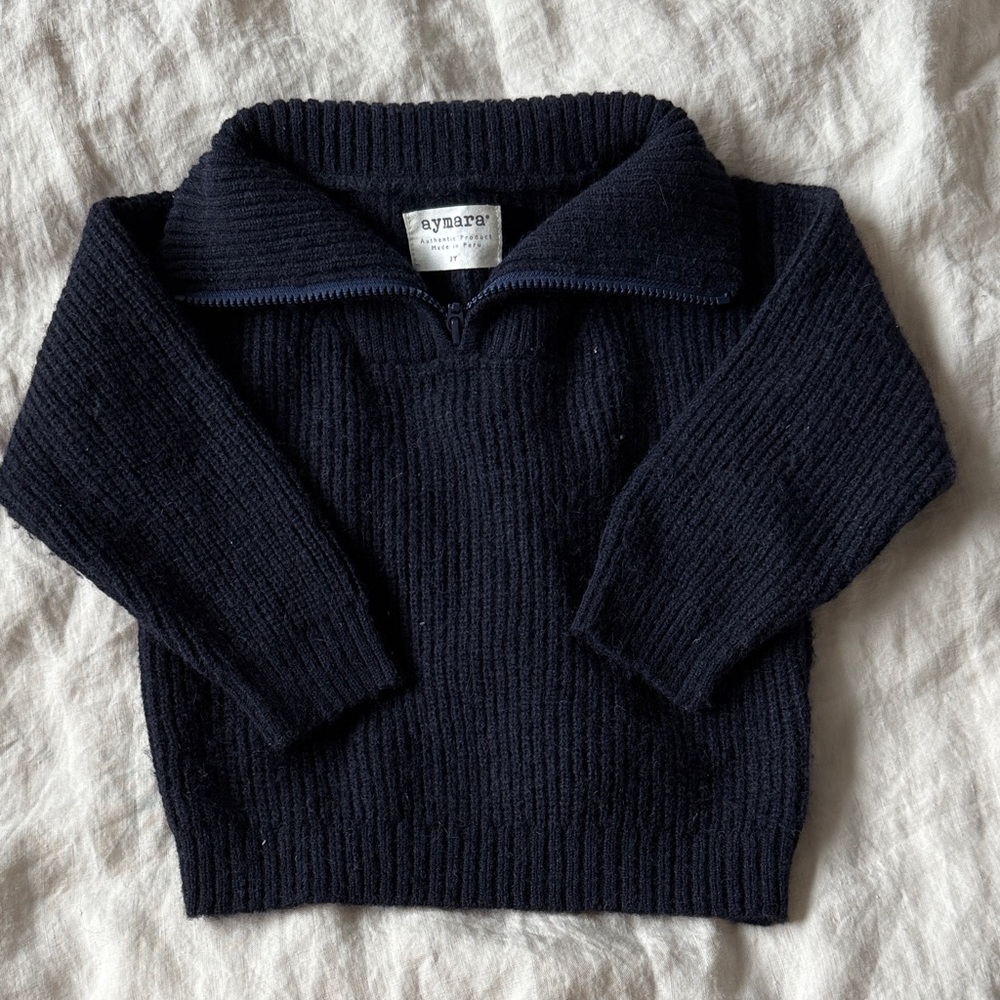 Aymara wool and alpaca knit sweater